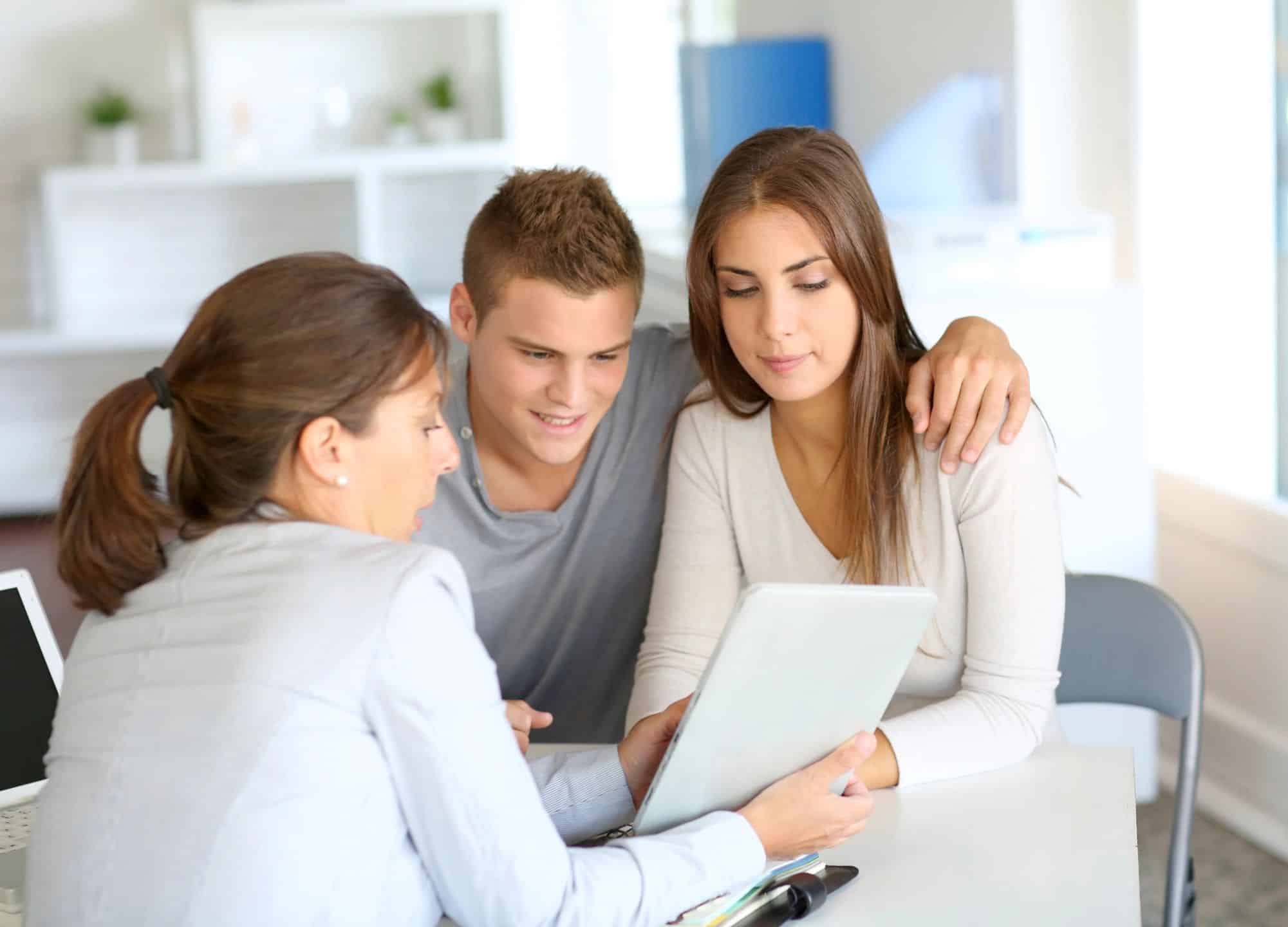 Home Buyers Working with Realtor